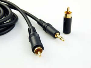全新高品質鍍金OFC數位同軸/MINI同軸二合一雙用線材